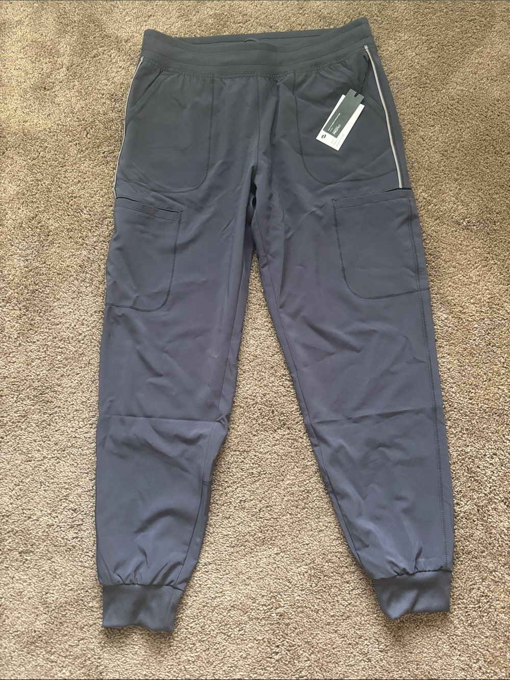 Women’s Gray Jogger Scrub Pants